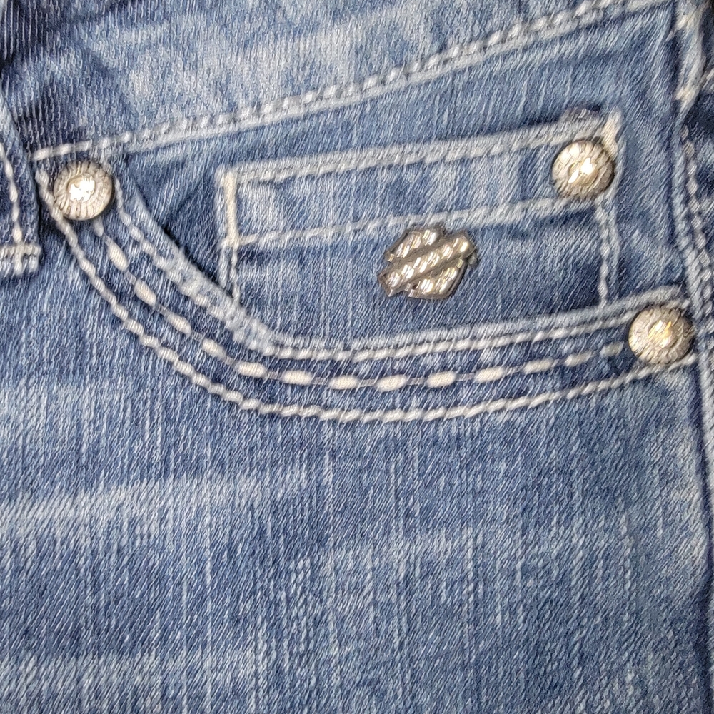 Harley-Davidson Women's Denim Straight Leg Jeans - Picture 4 of 14